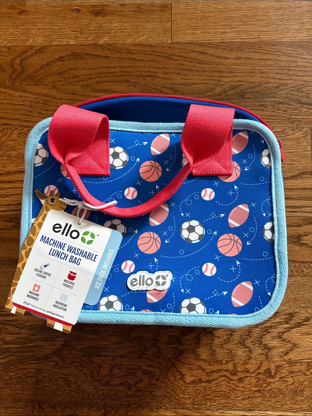 Ello Goal Getter Sports Insulated Lunch Bag